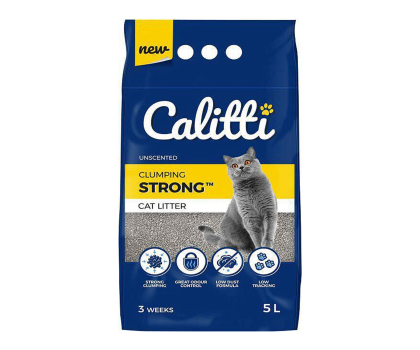Kuweta i żwirek Calitti Strong żwirek beonitowy 5 l
